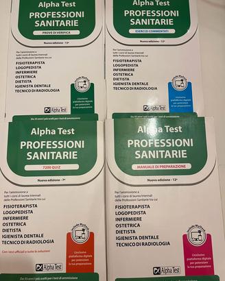 Libri Alpha Test Professioni Sanitarie 