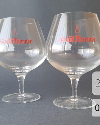 2 bicchieri Ballon brand Grand Marnier 