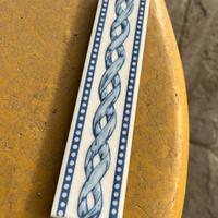 Listello decoro ceramica bagno