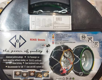 Catene da Neve KNS 9mm Gruppo 50 Auto - Custodia