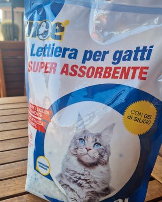lettiera silice per gatti 3 litri 10 pezzi