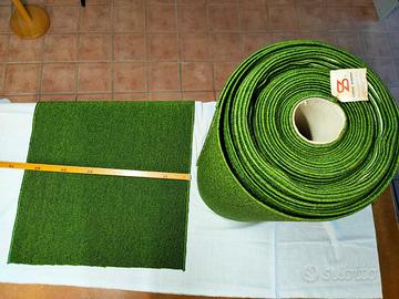 Rotolo passatoia verde in fibra polipropilenica