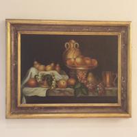 Natura morta, olio su tela
