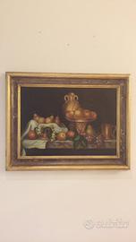 Natura morta, olio su tela