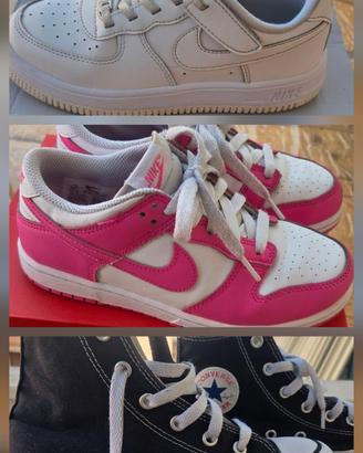 3 paia scarpe ragazza  33-34