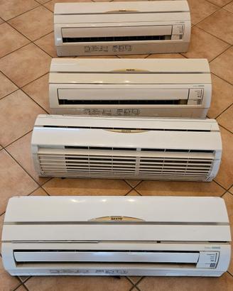 Condizionatori dual Sanyo a pompa di calore