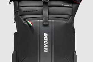 Zaino roll-top "Piquadro x Ducati" porta pc 15,6