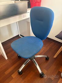 sedia per scrivania con ruote