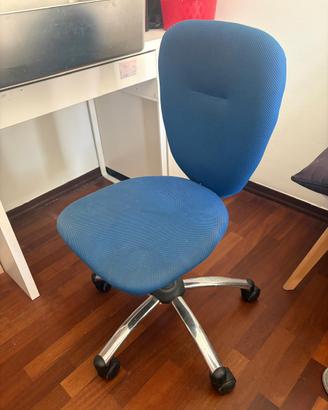 sedia per scrivania con ruote