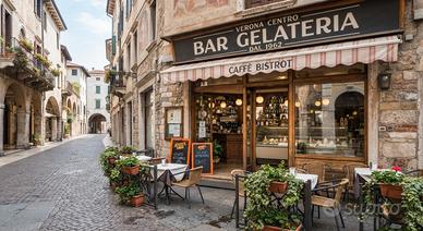 Bar gelateria in piazza centrale di Verona 21R