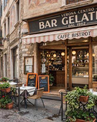 Bar gelateria in piazza centrale di Verona 21R