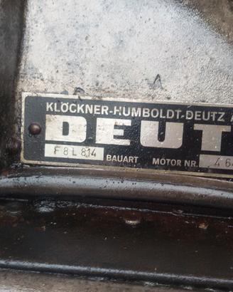 MOTORE DEUTZ F8L814
