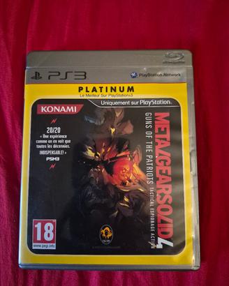 metal gear solid 4 guns of the patriots ps3