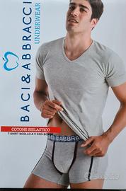 BACI & ABBRACCI T-Shirt con Boxer