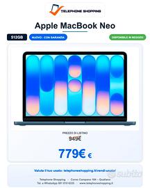 Apple MacBook Neo 512GB Nuovo