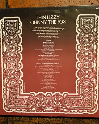 LP THIN LIZZY   JOHNNY THE FOX