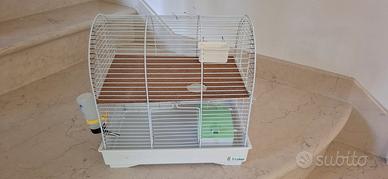 gabbia per criceti con accessori