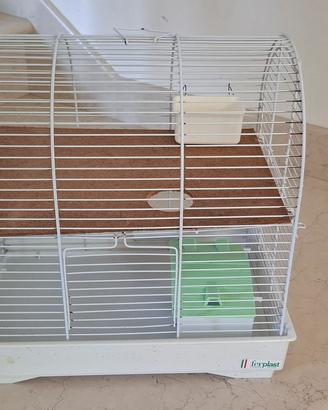 gabbia per criceti con accessori