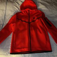 Felpa nike tech rossa