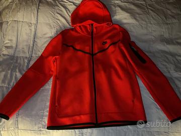 Felpa nike tech rossa
