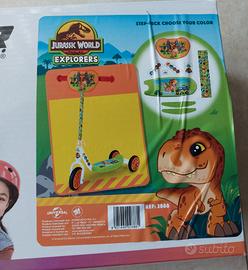 monopattino a 3 ruote Jurassic World 
