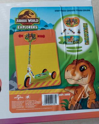 monopattino a 3 ruote Jurassic World 