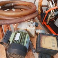 pompa carburante con contalitri 220 volt