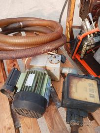 pompa carburante con contalitri 220 volt