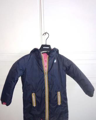 K-way giubbotto invernale lungo 6 anni