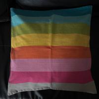 Federa cuscino 50x50 arcobaleno