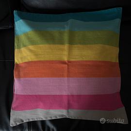 Federa cuscino 50x50 arcobaleno