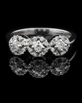 ANELLO FLOWERET TRILOGY ORO 18KT DIAMANTI 0.45 CT