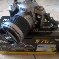 NIKON F75 kit SILVER