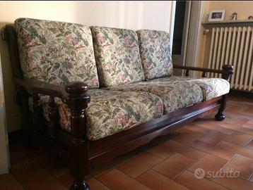 divano-letto legno, vero legno 