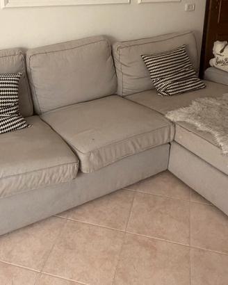 Divano 3 posti con chaise-longue