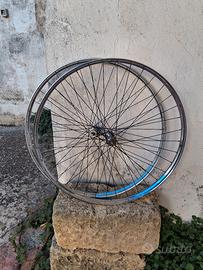 ruote bici bianchi