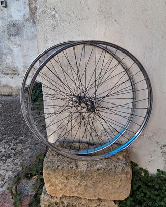 ruote bici bianchi