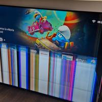 Hisense 55E79NQ QLED 55” 4K – display rotto – per