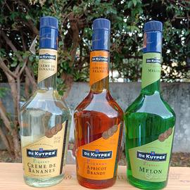 Lotto di 3 Liquore De Kuyper Vintage anni 2000