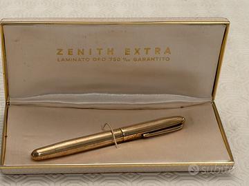 Penna stilografica Zenith Extra laminato oro 750