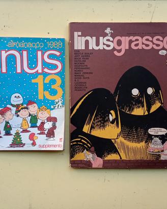 Fumetti LINUS ALMANACCO 1988 e suppl. LINUSGRASSO