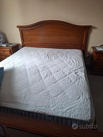 letto matrimoniale con materasso 