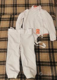 Completo per scherma Fenc'it misura 10-11 anni