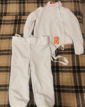 Completo per scherma Fenc'it misura 10-11 anni