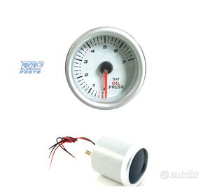 OROLOGIO PRESSIONE OLIO FONDO BIANCO ILLUMINATO