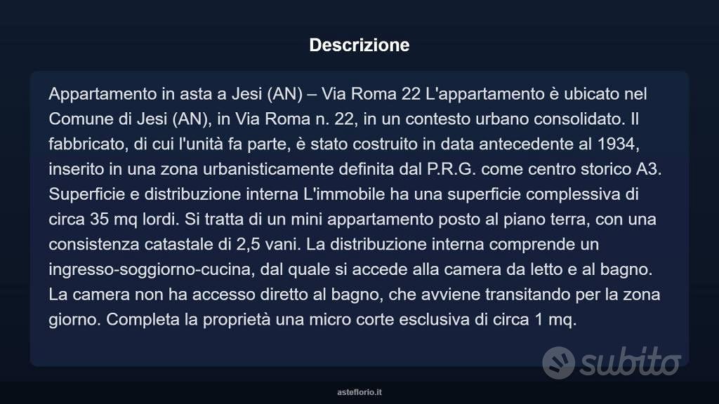 Appartamento – Jesi - Altro