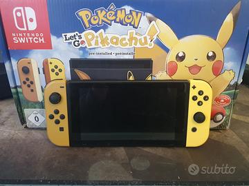 Nintendo Switch Pikachu & Eevee + Pro Controller