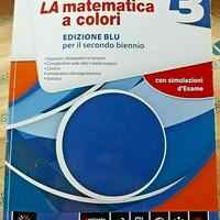 "La matematica a colori 3" L. Sasso,Edizione blu