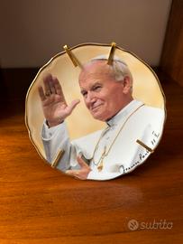 Piatto decorativo Papa Giovanni Paolo II