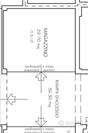 Magazzino/box strada di fiume